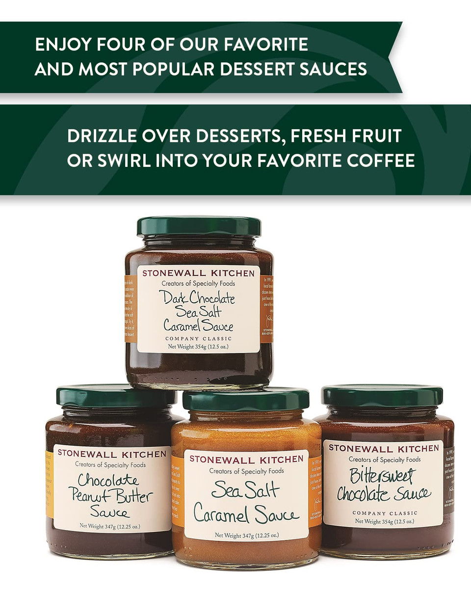 Stonewall Kitchen 4 Piece Our Dessert Sauce Collection