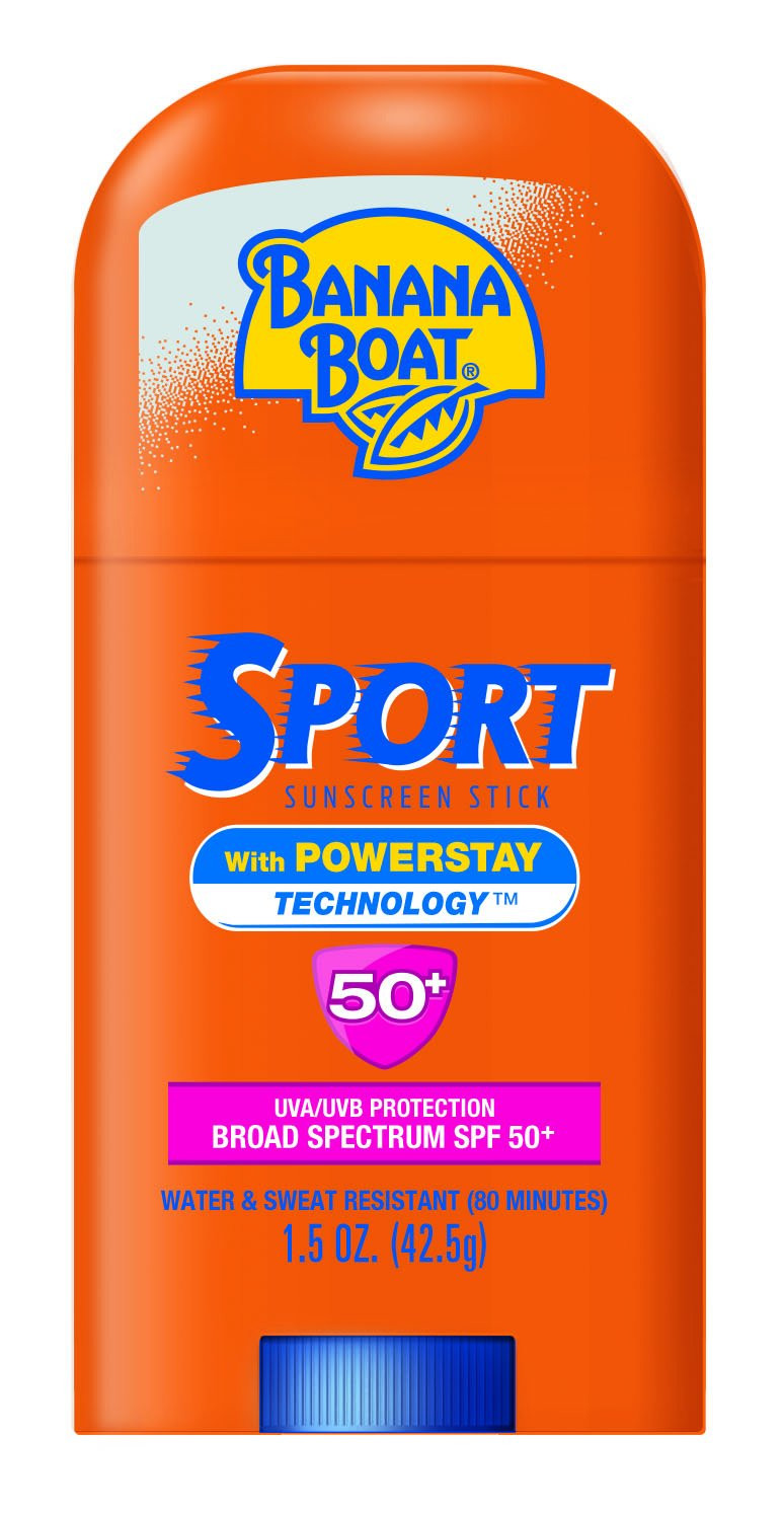 Banana Boat Sport Sunscreen Stick, Broad Spectrum Spf 50, 1.5Oz