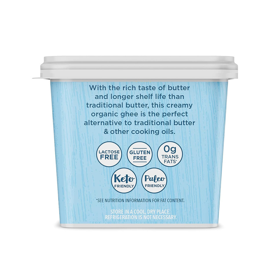 Usda Certified Organic Grass Fed Ghee With Himalayan Salt, 12Oz, Carrington Farms Usda Certified Organic Grass Fed Ghee With Himalayan Salt, 12Oz, Carrington Farms