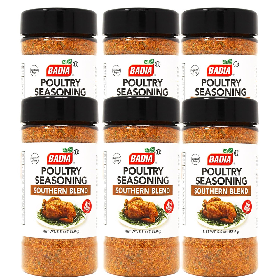 Badia Poultry Seasoning Southern Blend, 5.5 Ounce (Pack Of 6)