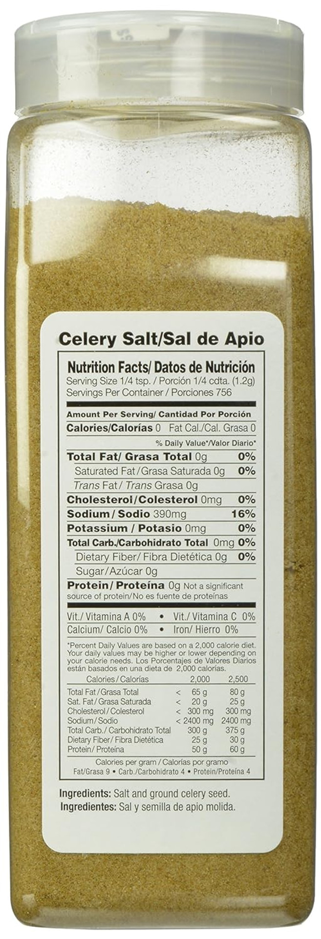 Badia Celery Salt, 2 Pound (Pack Of 6)