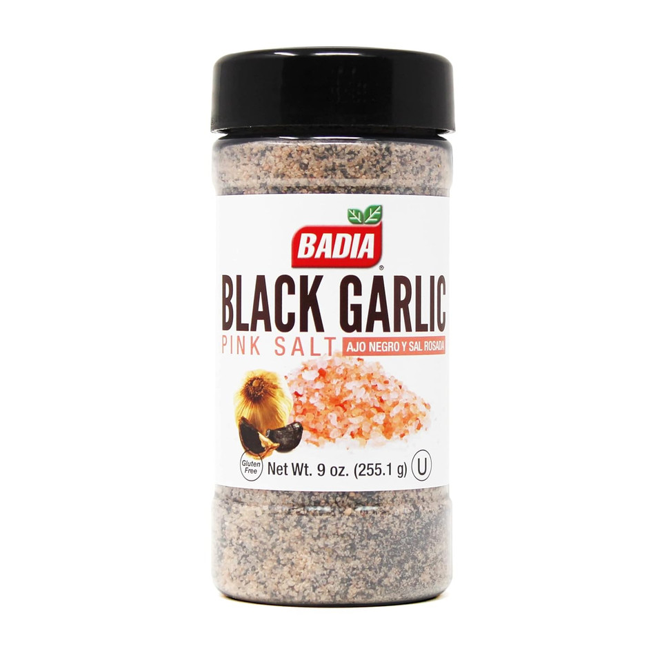 Badia Black Garlic Pink Salt, 9 Oz (Pack Of 6)