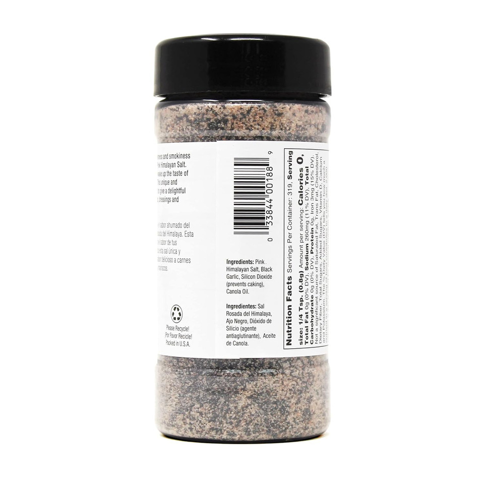 Badia Black Garlic Pink Salt, 9 Oz (Pack Of 6)