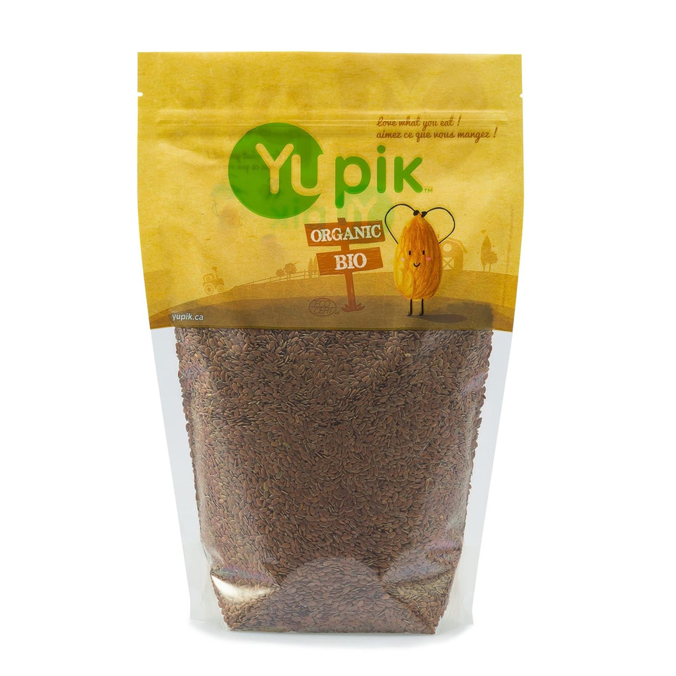 Yupik Organic Flax Seeds, Brown, 2.2 Lb, Pack Of 1