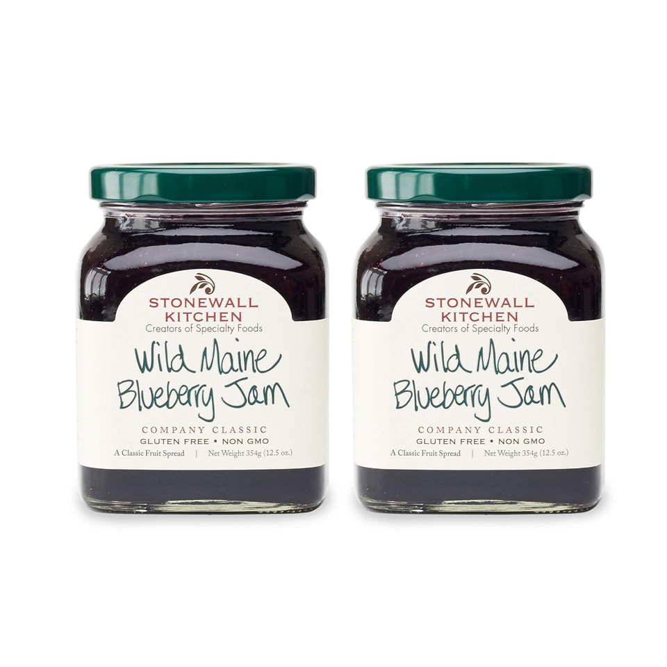 Stonewall Kitchen Wild Maine Blueberry Jam, 12.5 Ounces (Pack Of 2)