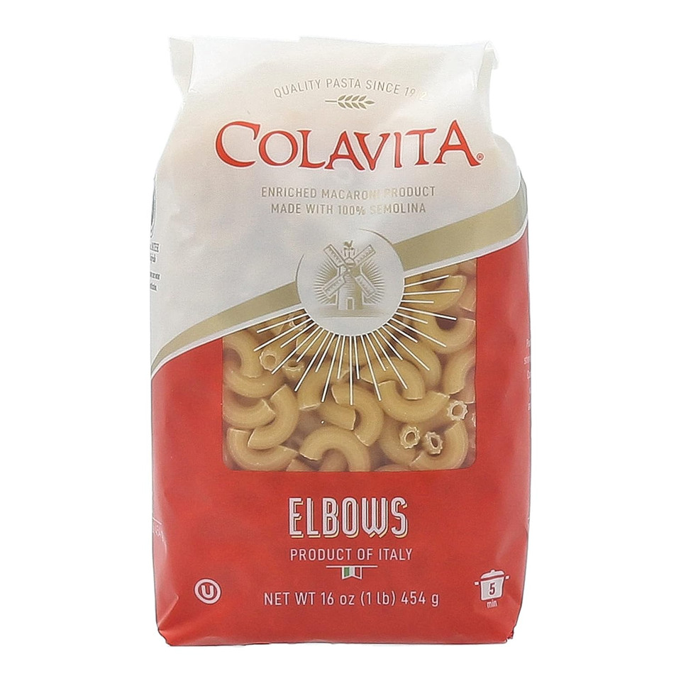 Colavita Pasta - Elbows, 1 Pound - Pack Of 20
