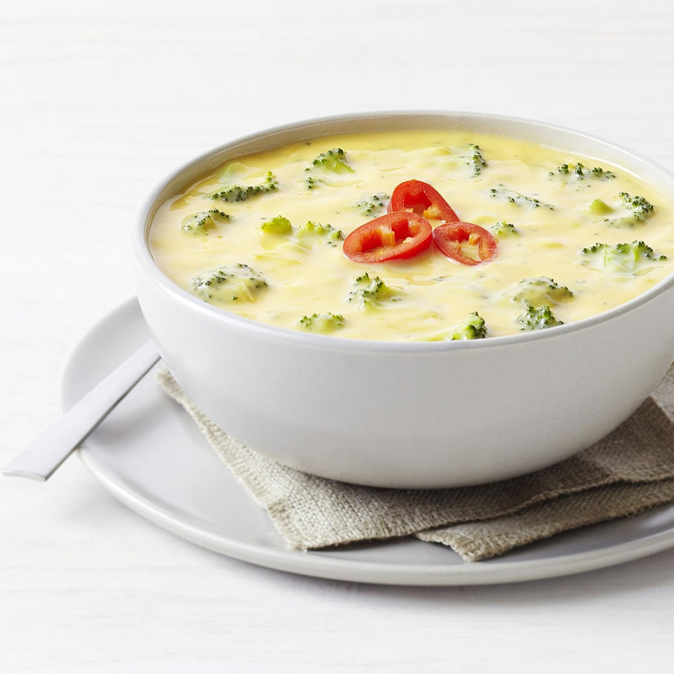 Augason Farms Cheesy Broccoli Soup Mix Can, 54 Oz