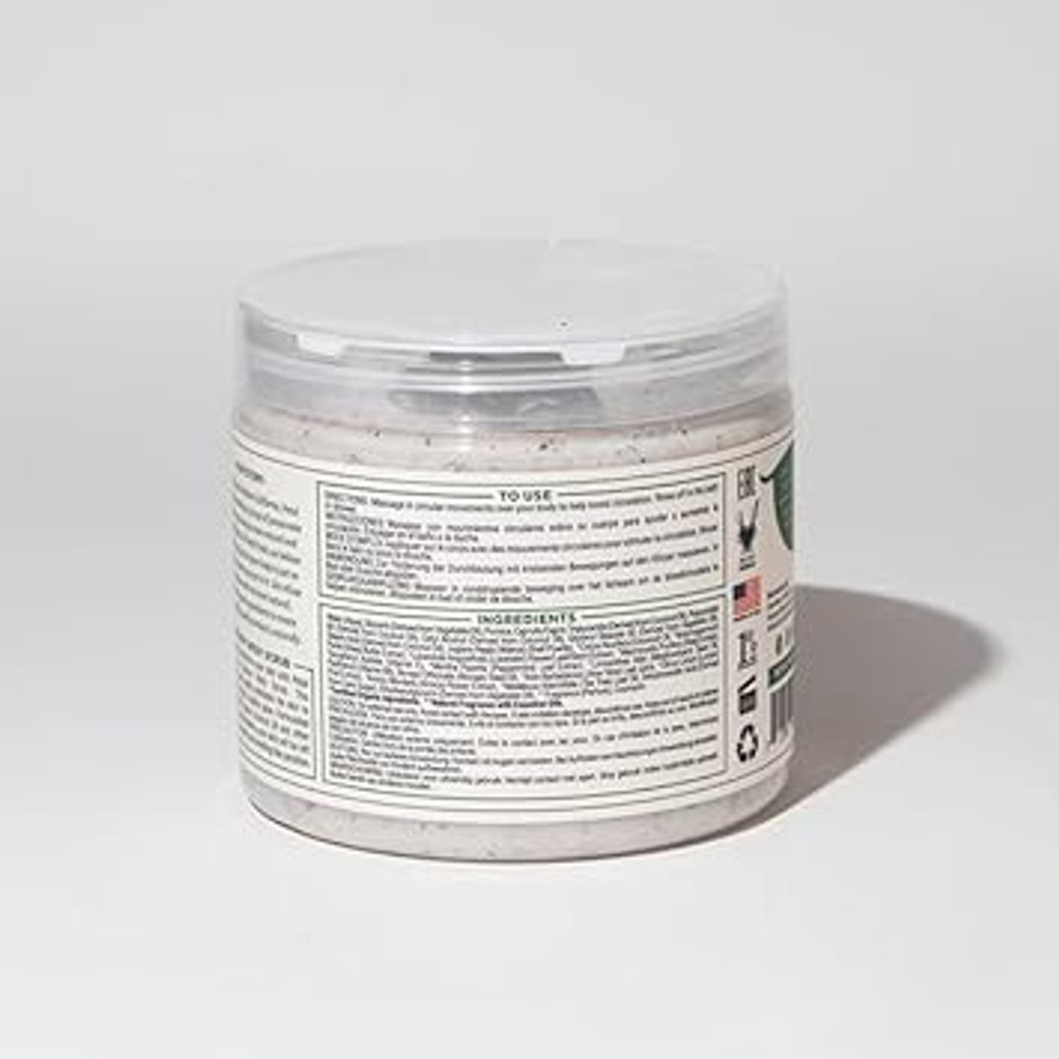 Petal Fresh Coconut Body Scrub, Smoothing Body Pudding, Natural, Gently Exfoliating, Daily Skincare, Vegan And Cruelty Free, 16 Oz