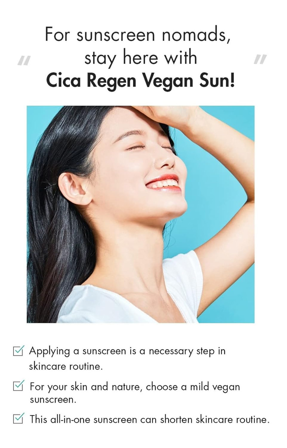 Dr.Ceuracle Cica Regen Vegan Sun 1.69Fl.Oz | Lightweight Texture Sunscreen, Cica Sunscreen, Vegan Sunscreen