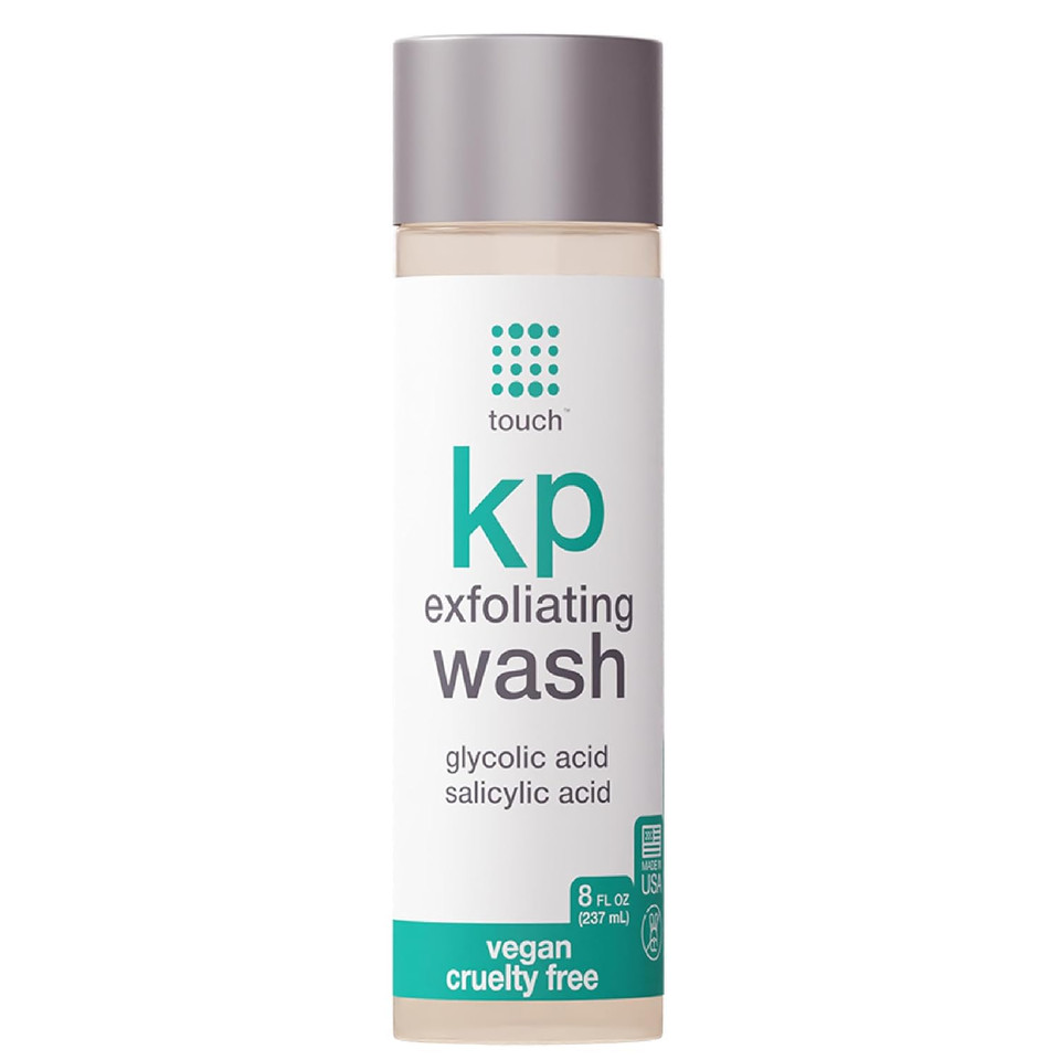 Touch Keratosis Pilaris Exfoliating Body Wash Cleanser - Kp Body Wash With 15% Glycolic Acid, Aloe Vera, & Hyaluronic Acid - 8 Ounce Touch Keratosis Pilaris Exfoliating Body Wash Cleanser - Kp Body Wash With 15% Glycolic Acid, Aloe Vera, & Hyaluronic Acid - 8 Ounce