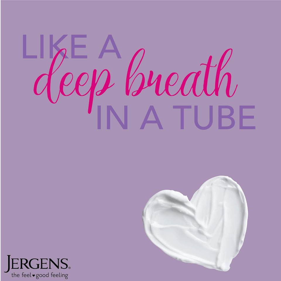 Jergens Lavender Body Butter Hand And Body Lotion, Moisturizer For Women, With Essential Oils For Indulgent Moisturization, 7 Ounce (Pack Of 3)