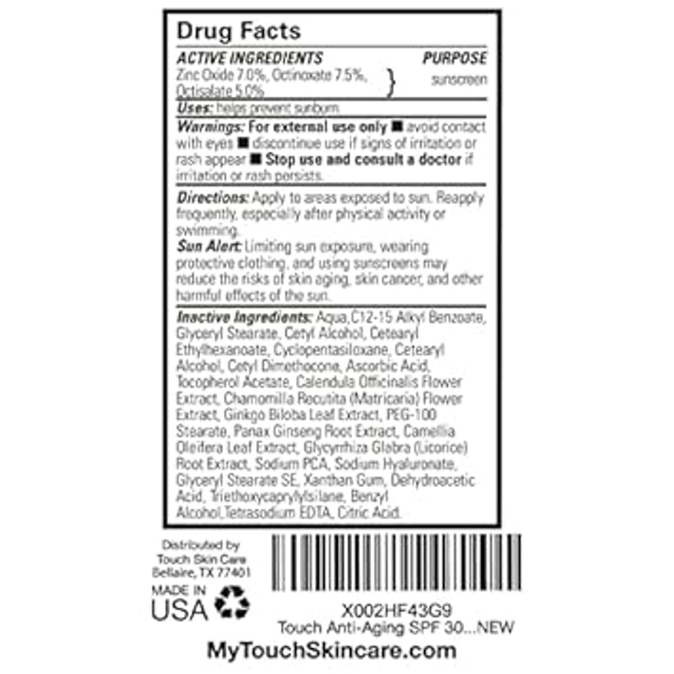 Age Defying Spf 30 Sunscreen Moisturizer Face Cream With Vitamin C, E, & Hyaluronic Acid For Face, Neck, Or Body - Fragrance And Oil Free - 3.3 Oz