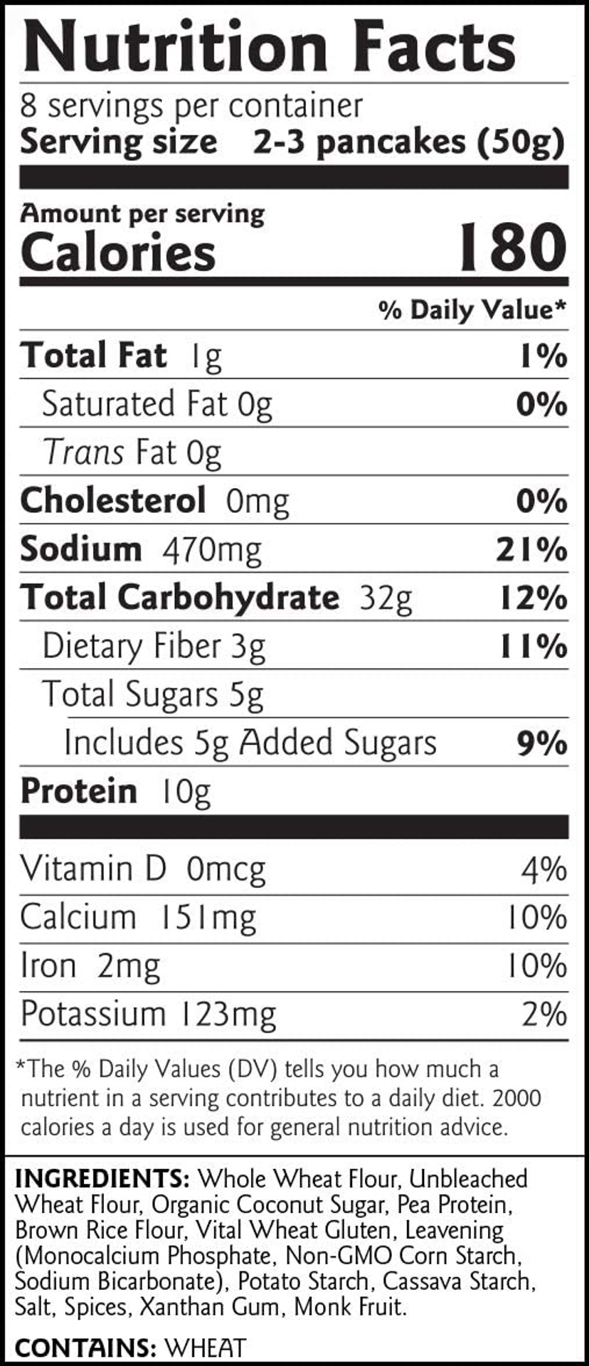 Birch Benders Plant Protein Pancake & Waffle Mix, Vegan, 9G Plant-Based Protein, Just Add Water, 14 Oz (Pack Of 6)