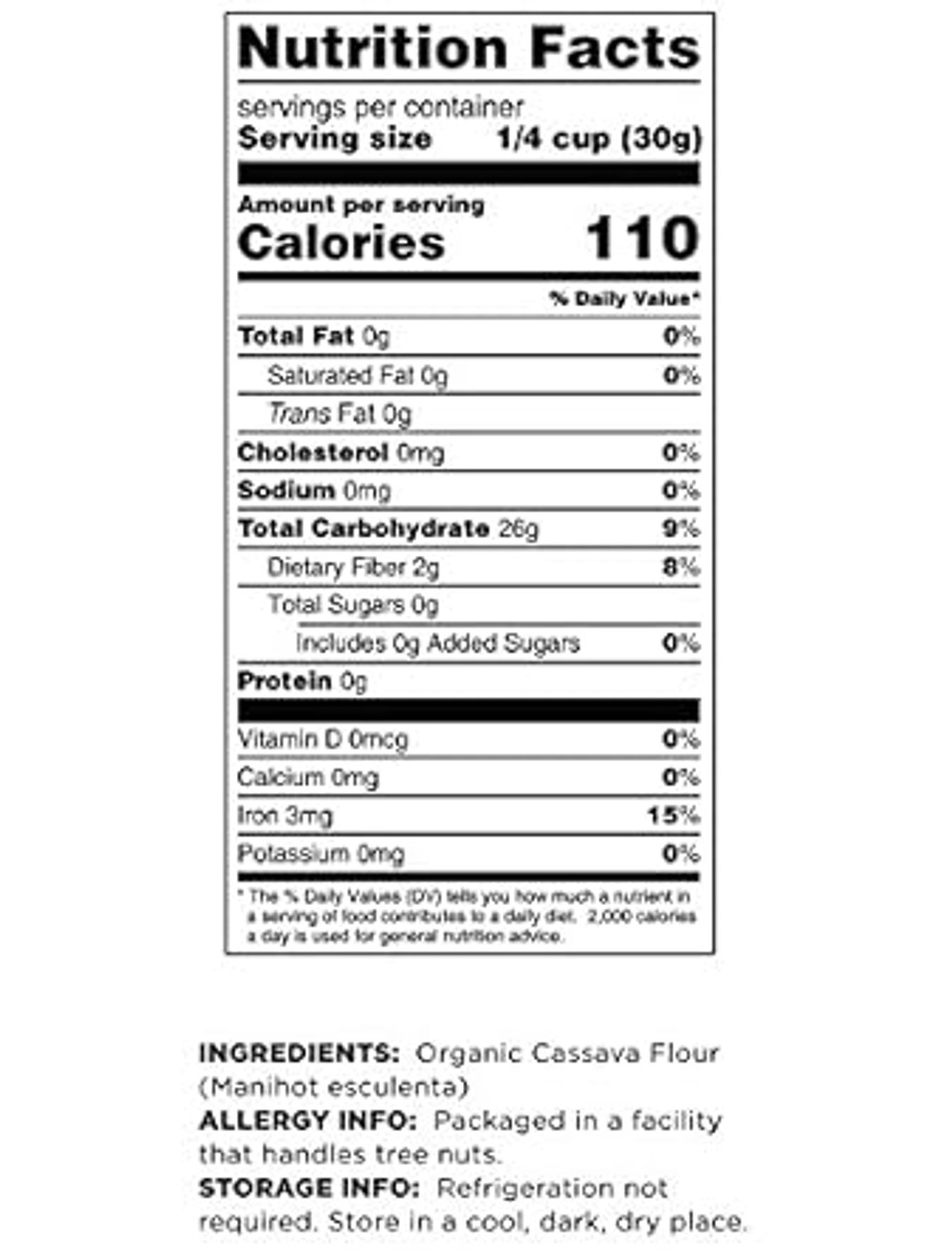 Terrasoul Superfoods Organic Cassava Flour, 6 Lbs (3 Pack) - Tested Gluten-Free | Smooth Texture | Wheat Flour Substitute