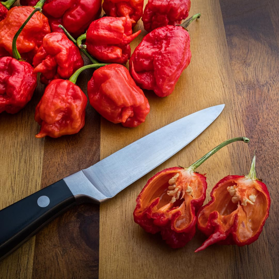 Birch & Meadow Whole Carolina Reaper Peppers, 1.3 Oz, Extremely Spicy, Over 1,000,000 Shu