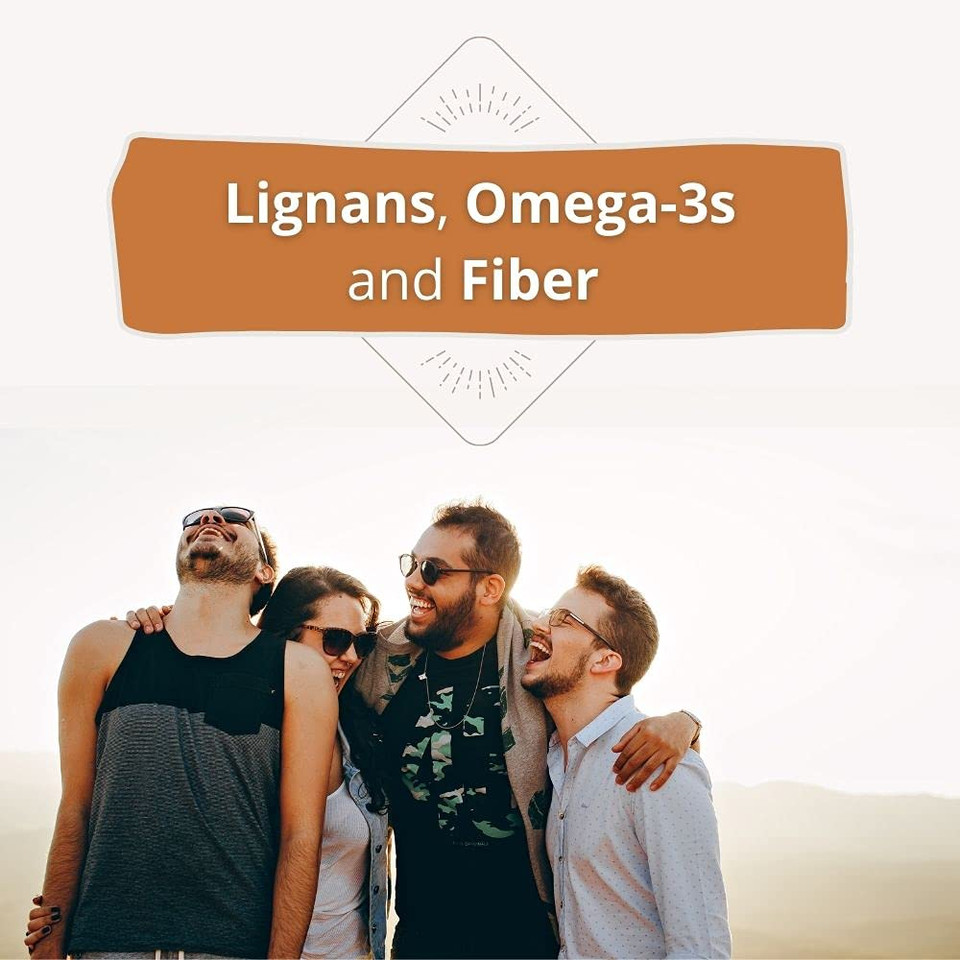 Garden Of Life 100% Organic Ground Flax Seed, Cold Milled Premium Golden Flaxseed Meal For Women And Men, 2G Omega 3, Lignans, 3G Fiber, 3G Protein, One Ingredient, Preservative Free, 28 Servings