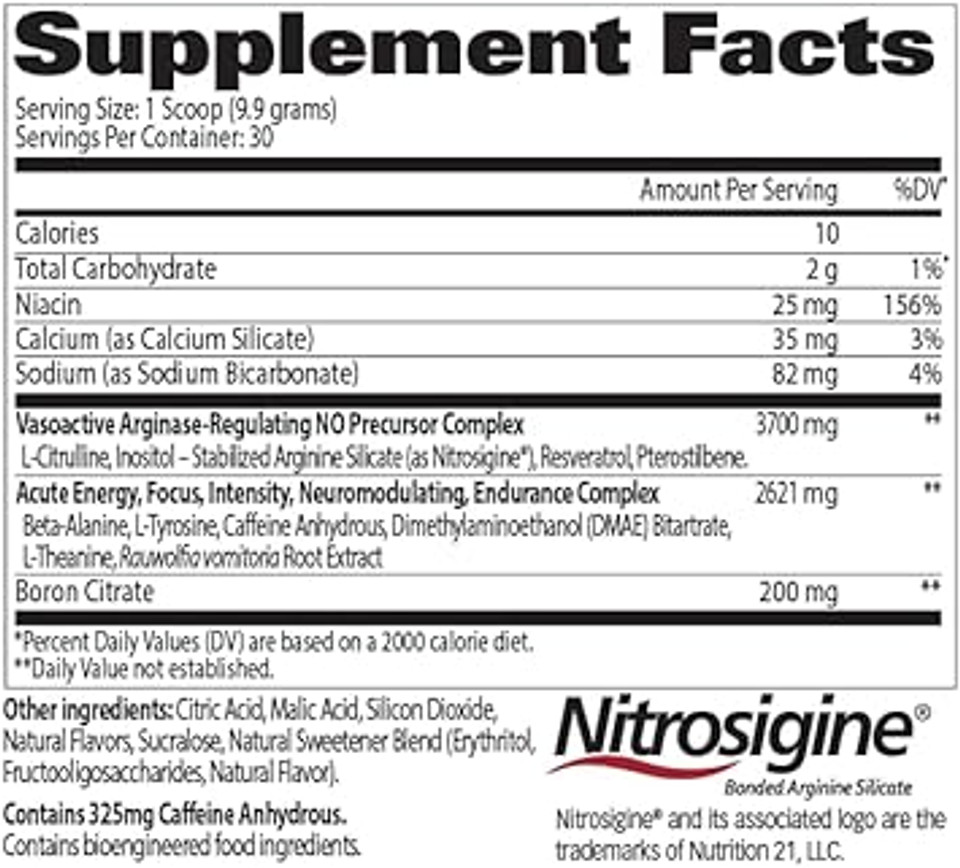 Gat Sport Nitraflex Advanced Pre-Workout Powder, Increases Blood Flow, Boosts Strength And Energy, Improves Exercise Performance, Creatine-Free (Watermelon, 30 Servings)