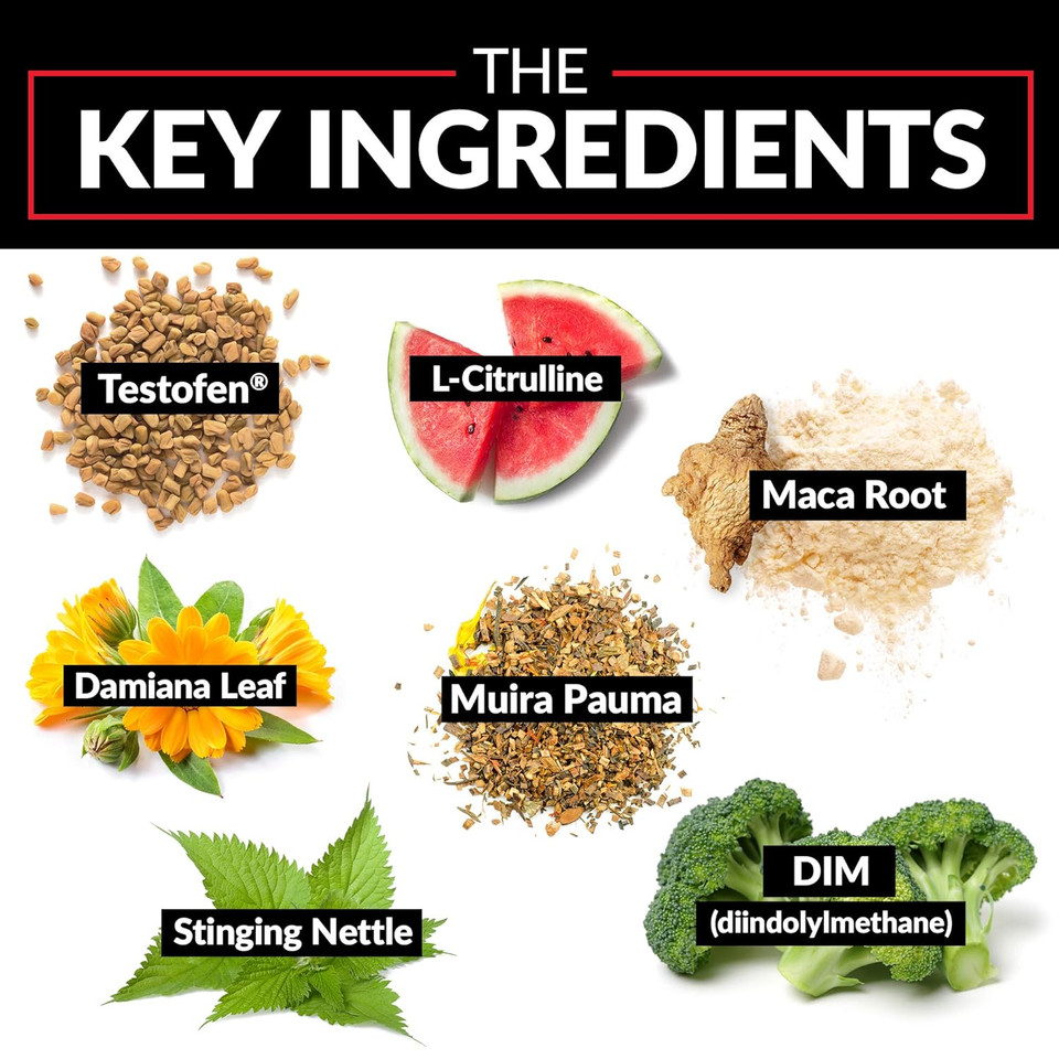 Force Factor Test X180 Alpha Total Testosterone Booster For Men With Fenugreek Seed And Maca Root To Increase Blood Flow, Build Lean Muscle, Improve Male Athletic Performance, 60 Capsules