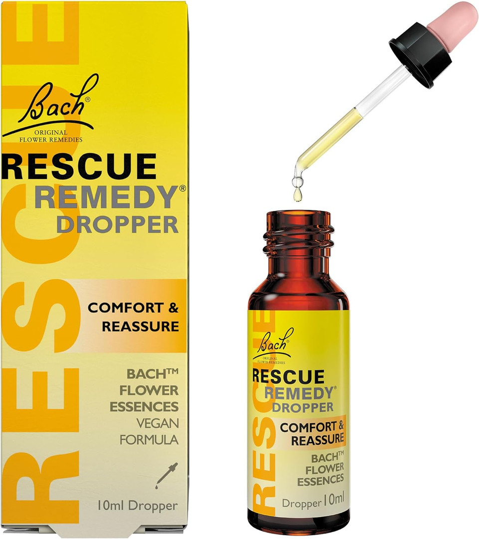 Rescue Remedy Dropper, 10Ml - Natural Homeopathic Stress Relief