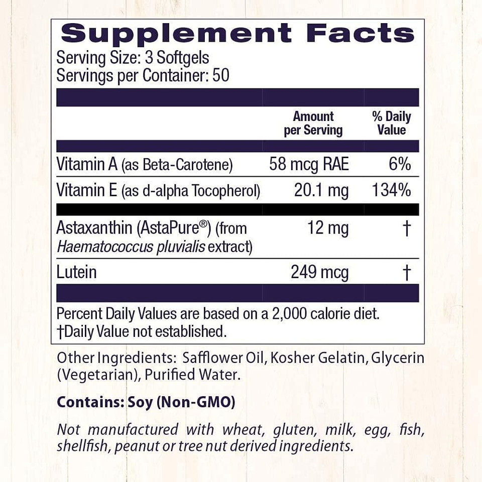 Healthy Origins Astaxanthin (Complex), 4 Mg - Supports Heart Health, Immune System & Joint Health - Gluten-Free Supplement - 150 Softgels