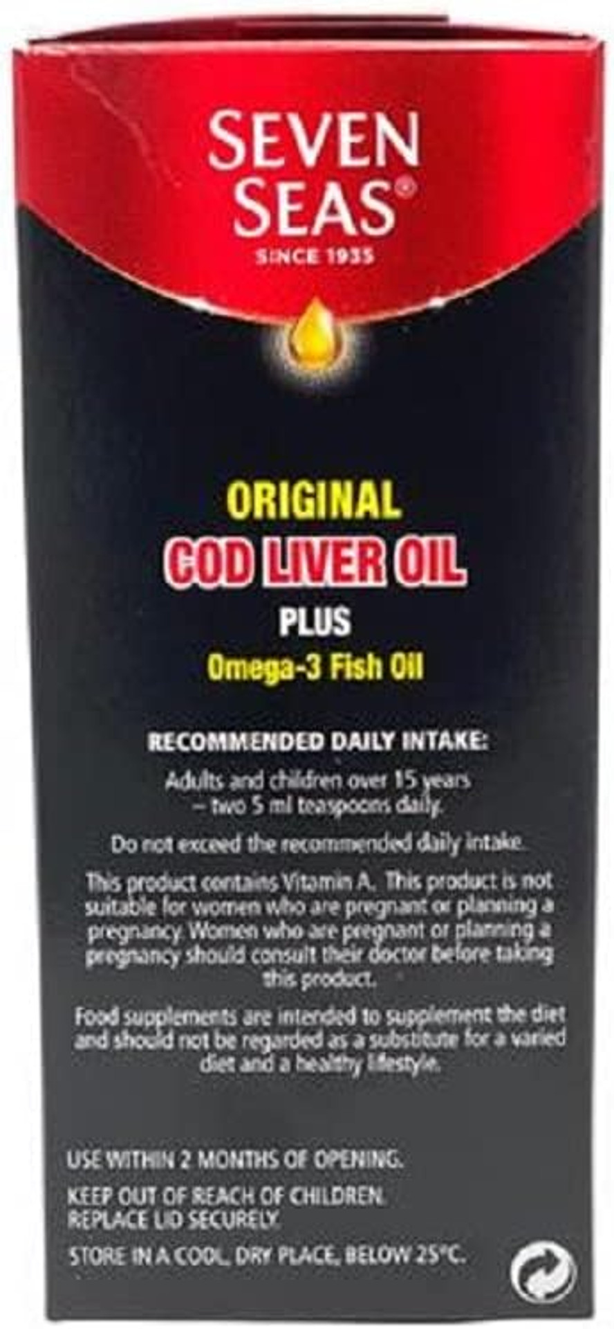 Seven Seas Original Cod Liver Oil 150Ml
