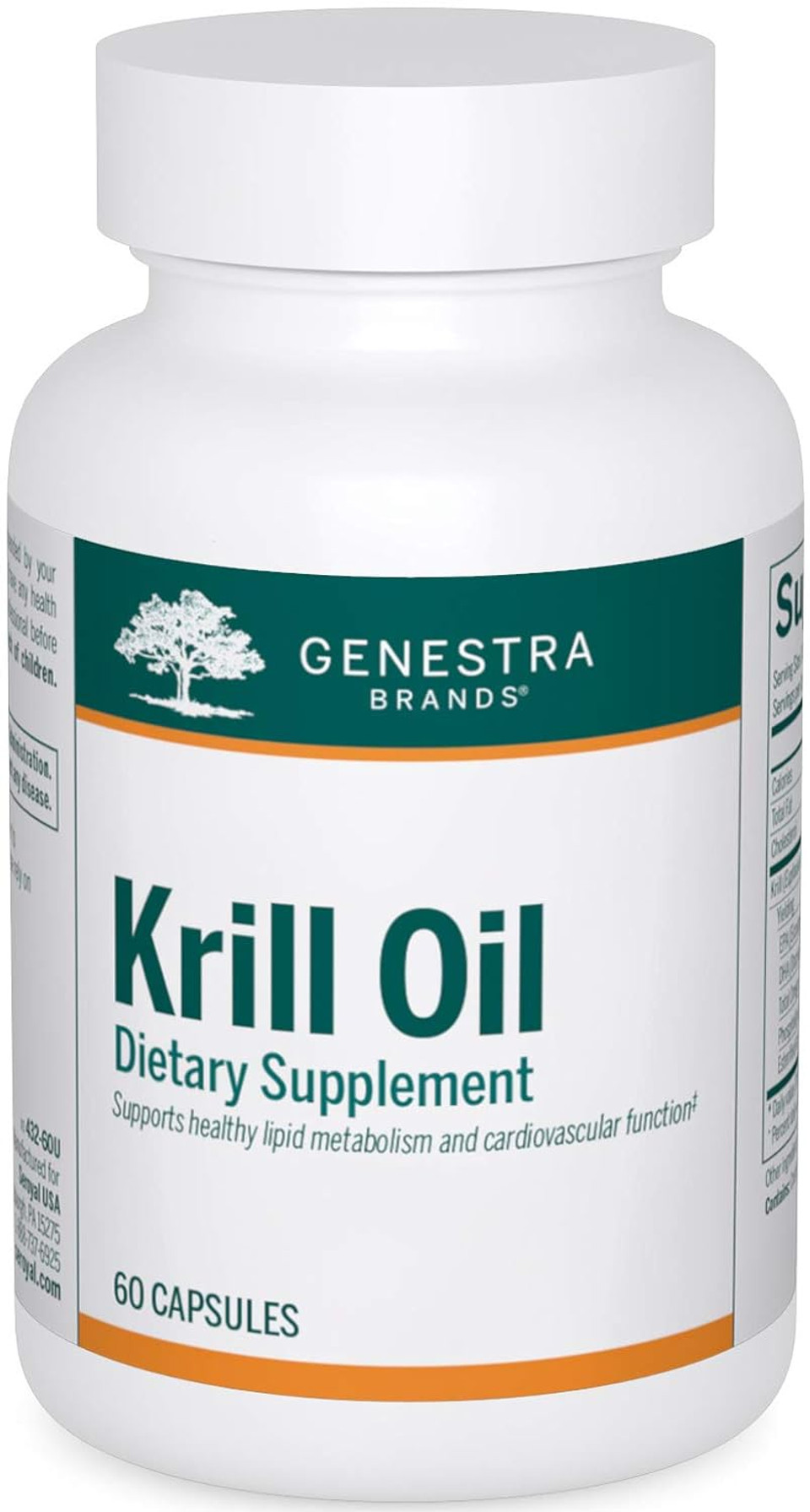 Genestra Brands Krill Oil | Blend Of Omega-3 Fatty Acids, Phospholipids, And Astaxanthin | 60 Capsules