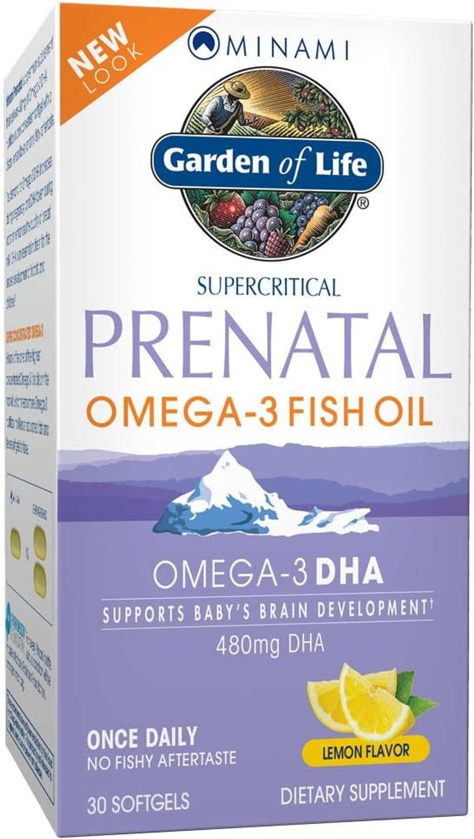 Garden Of Life Prenatal Dha Omega 3 Fish Oil - Minami Natural Prenatal, 60 Softgels