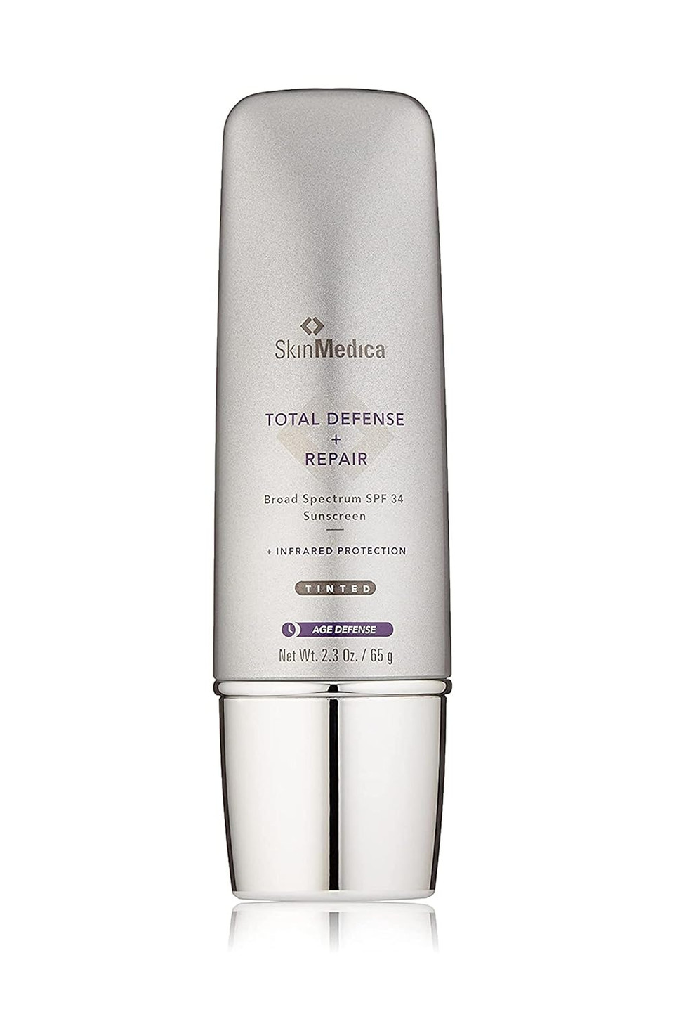 Skinmedica Total Defense + Repair Spf 34 Tinted Sunscreen For Face. This Lightweight, Facial Sunscreen Is Ideal For Oily And/Or Combination Skin, 2.3 Oz