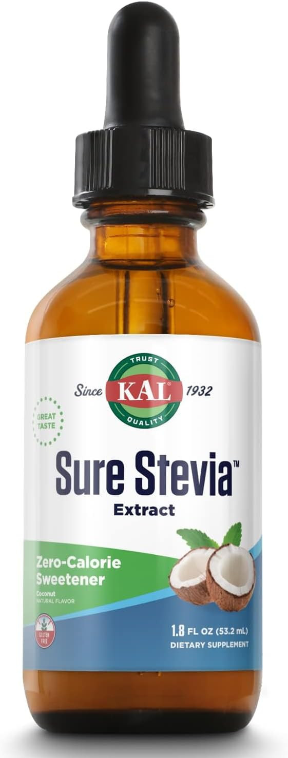 Kal Pure Stevia Extract, Coconut, 1.8 Fluid Ounce