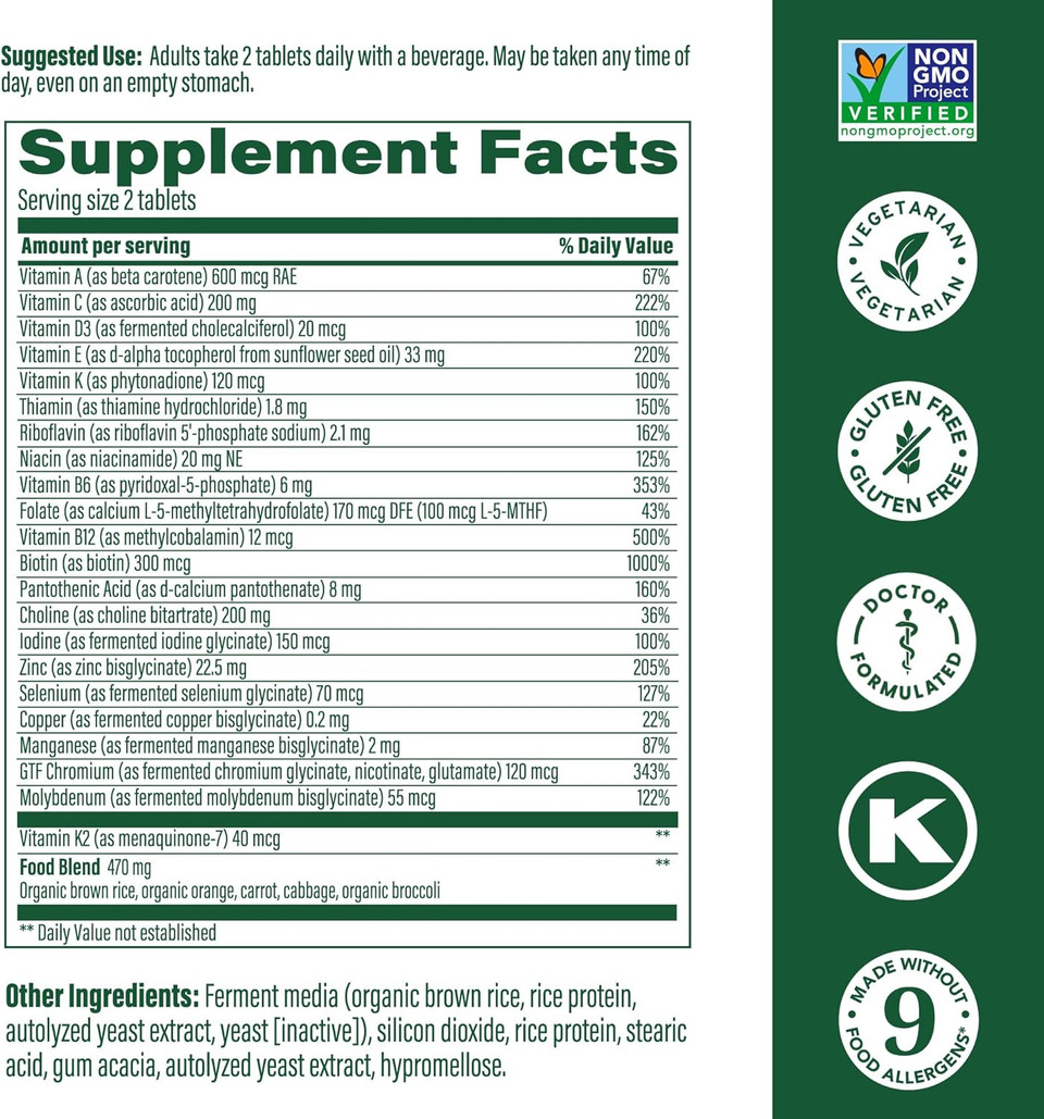 Megafood Men'S Advanced Multivitamin For Men - Doctor -Formulated - Choline, Vitamin B12, Vitamin D, Vitamin C & Zinc - Brain Health & Immune Support - Non-Gmo - Vegetarian - 120 Tabs (60 Servings) Megafood Men'S Advanced Multivitamin For Men - Doctor -Formulated - Choline, Vitamin B12, Vitamin D, Vitamin C & Zinc - Brain Health & Immune Support - Non-Gmo - Vegetarian - 120 Tabs (60 Servings)