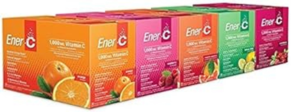 Ener-C Vitamin Drink Mix, Lemon Lime, 1000 Mg, 30 Count