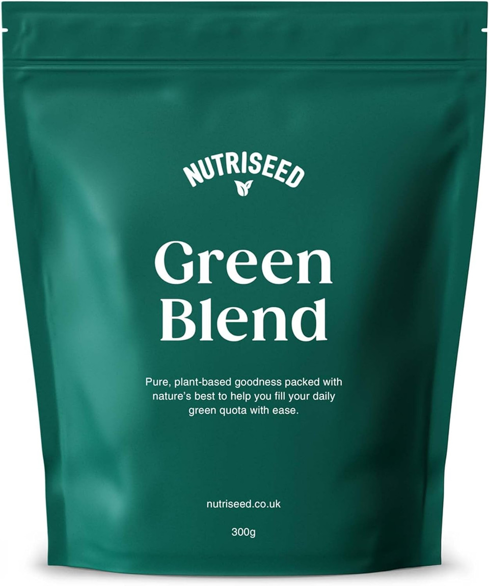 Nutriseed Greens Powder 300g - All Natural Super Green Powder with Superfoods & Adaptogens, Boosts Digestion, Immunity & Energy | Gluten Free, Vegan Friendly & Unflavoured | Made in UK | 30 Servings