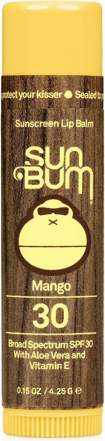Sun Bum Lip Balm, Spf 30, 0.15 Oz. Stick, 1 Count, Broad Spectrum Uva/Uvb Protection, Hypoallergenic, Paraben Free, Gluten Free, Vegan
