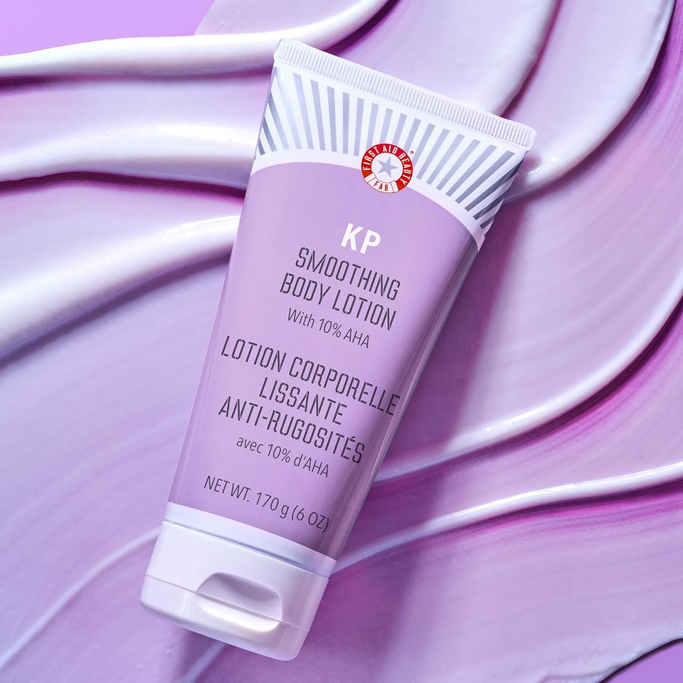 First Aid Beauty Kp Smoothing Body Lotion  Chemically Exfoliates And Moisturizes With 10% Lactic Acid (Aha), Urea, Colloidal Oatmeal And Ceramides  6 Oz