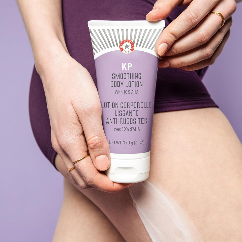 First Aid Beauty Kp Smoothing Body Lotion  Chemically Exfoliates And Moisturizes With 10% Lactic Acid (Aha), Urea, Colloidal Oatmeal And Ceramides  6 Oz