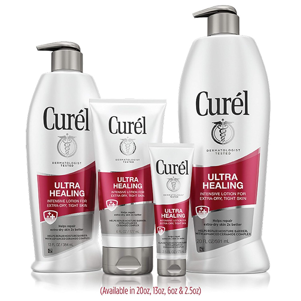 Curã£Â©L Ultra Healing Body Lotion, Moisturizer For Extra Dry Skin, Body And Hand Lotion With Advanced Ceramide Complex And Hydrating Agents, 6 Ounce (Pack Of 2)