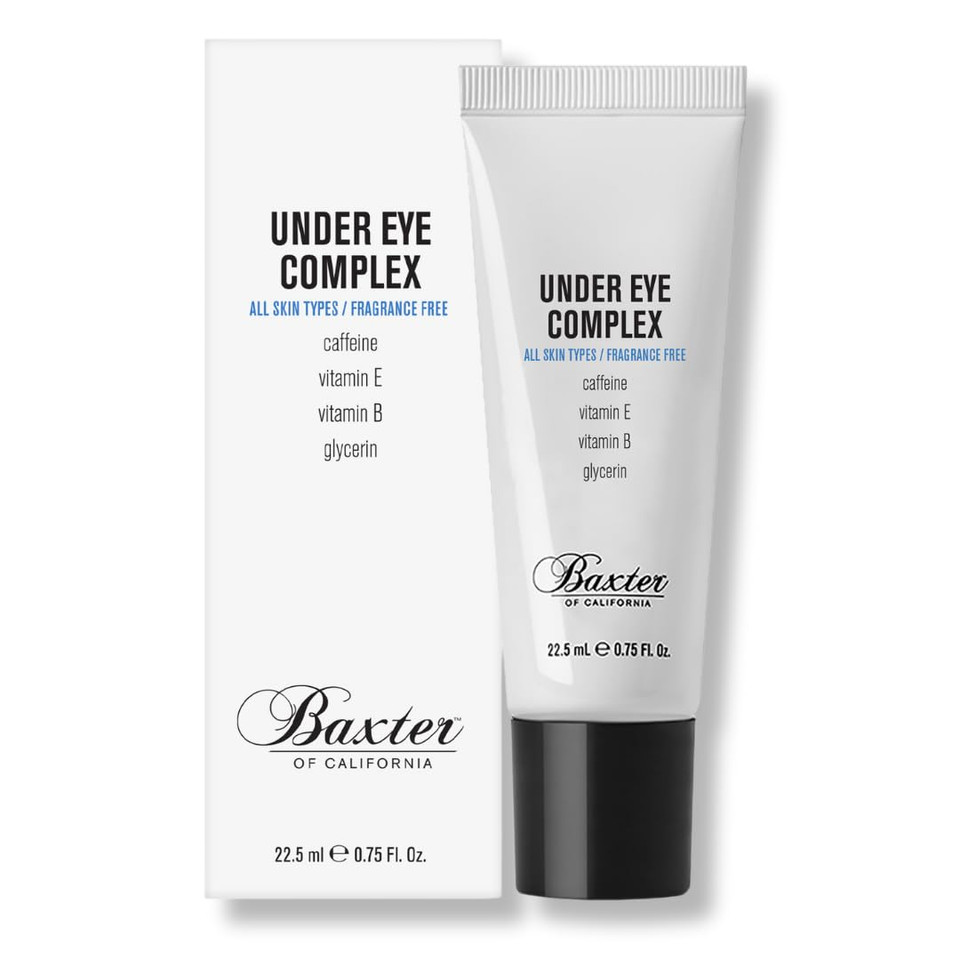 Baxter Of California Under Eye Cream For Men, Depuffing And Line Reducing, Unscented