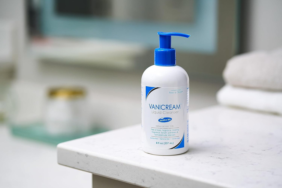 Vanicream Liquid Cleanser - 8 Fl Oz  Unscented, Gluten-Free Formula For Sensitive Skin