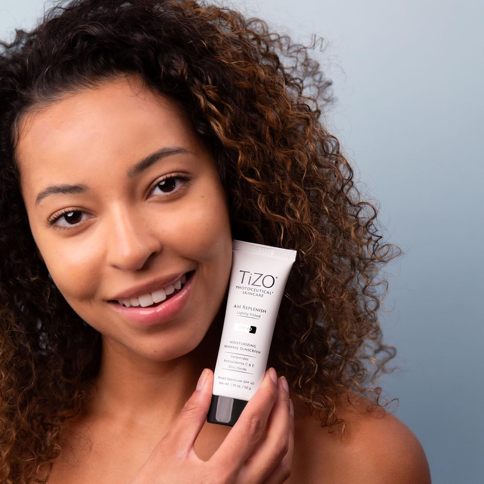 Tizo Photoceutical Am Replenish Lightly Tinted Creams, Gels, & Lotions Spf 40, 1.75 Fl Oz Tizo Photoceutical Am Replenish Lightly Tinted Creams, Gels, & Lotions Spf 40, 1.75 Fl Oz