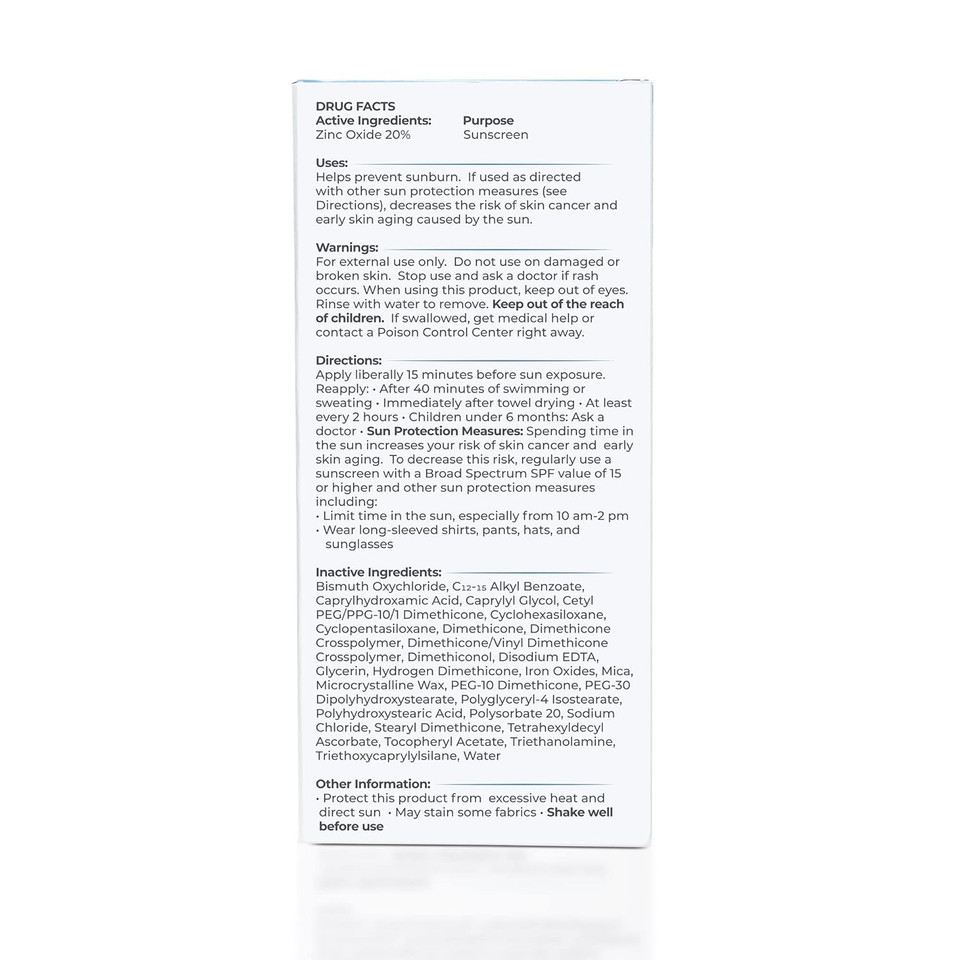 Tizo Ultra Zinc Body Face Sunscreen Tinted Spf 40, 3.5 Oz