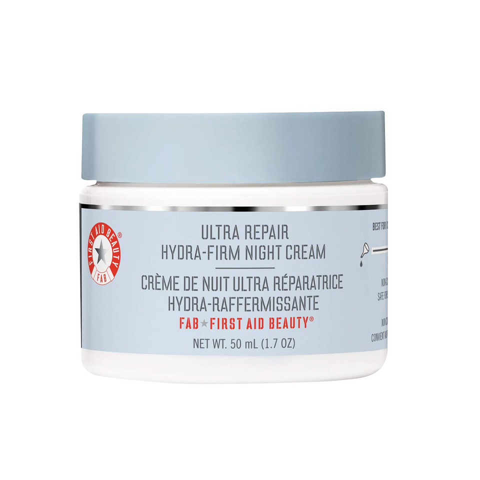 First Aid Beauty Ultra Repair Hydra-Firm Night Cream, Intense Nighttime Moisturizer  1.7 Oz