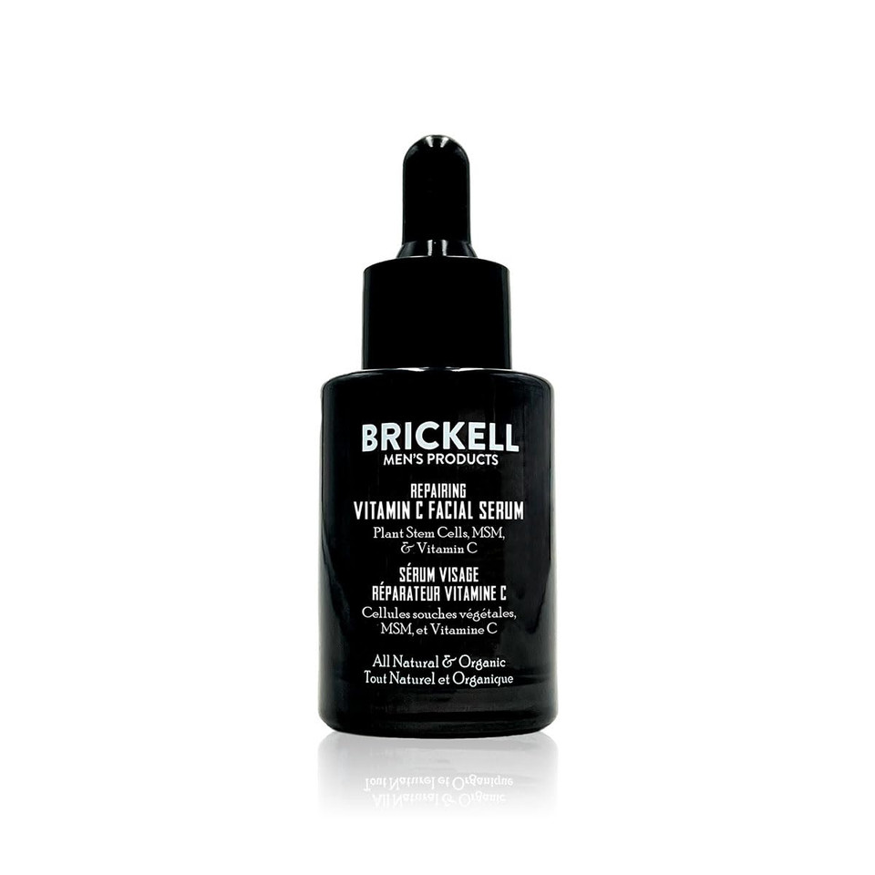 Brickell Men'S Anti Aging Vitamin C Serum For Face, Repairing Night Face Serum For Men, Natural And Organic Hyaluronic Acid Serum For Face To Diminish Wrinkles And Reduce Redness, 1 Ounce, Scented Brickell Men'S Anti Aging Vitamin C Serum For Face, Repairing Night Face Serum For Men, Natural And Organic Hyaluronic Acid Serum For Face To Diminish Wrinkles And Reduce Redness, 1 Ounce, Scented