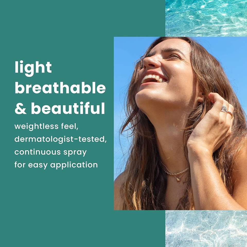 Hawaiian Tropic Weightless Hydration Clear Spray Sunscreen Spf 30, 6Oz Twin Pack | Hawaiian Tropic Sunscreen Spf 30, Sunblock, Oxybenzone Free Sunscreen, Spray On Sunscreen Pack, 6Oz Each