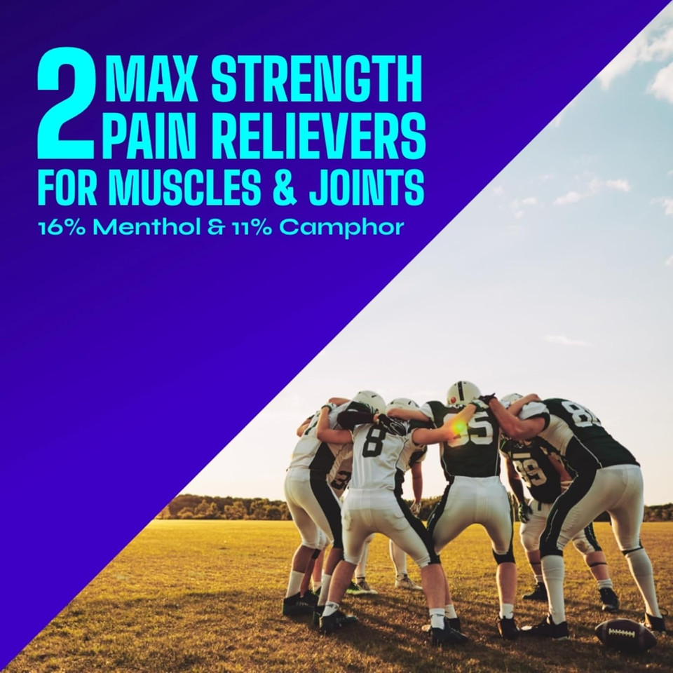 Icy Hot Pro No-Mess Pain Relief Patches With Menthol & Camphor & Advanced Hydrogel Technology, 5 Ct