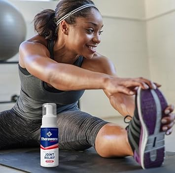 Theraworx Fast-Acting Joint Relief Foam Joint Discomfort & Inflammation Relief - 7.1 Oz - 2 Count