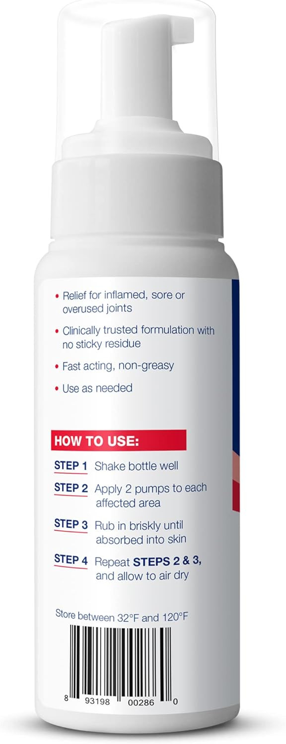 Theraworx Fast-Acting Joint Relief Foam Joint Discomfort & Inflammation Relief - 7.1 Oz - 2 Count