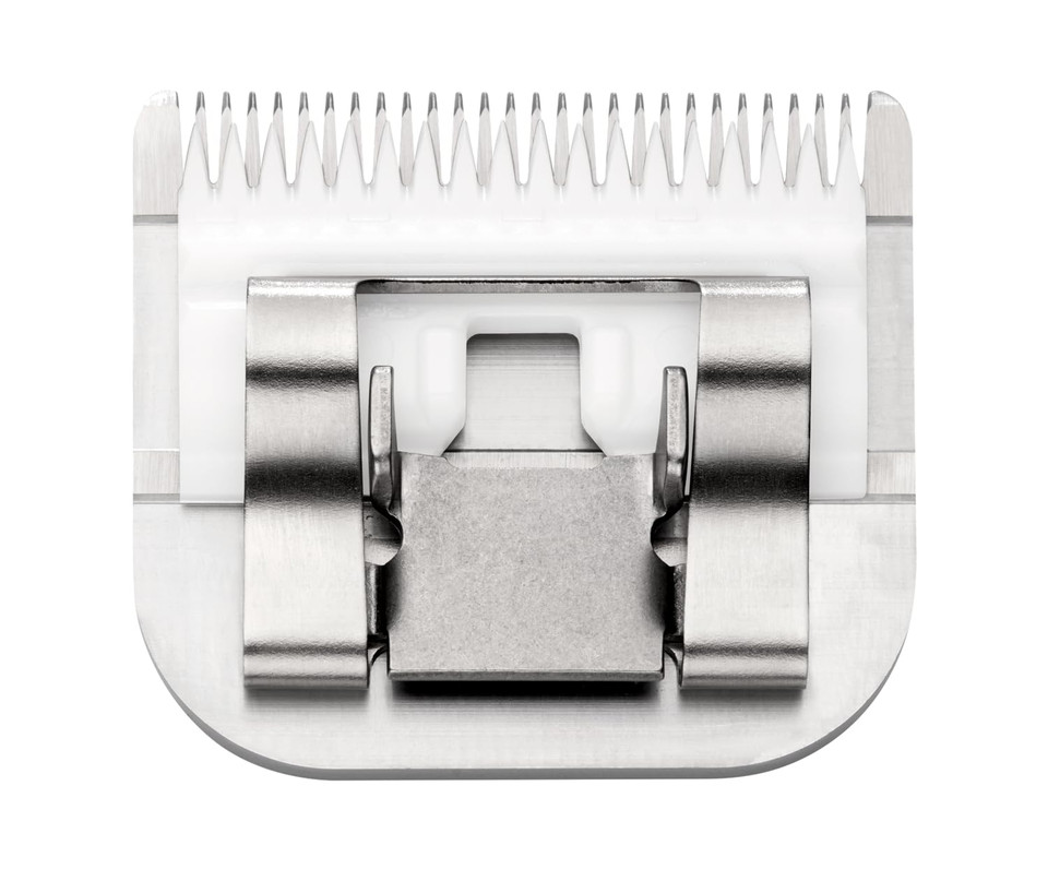 Andis  64315, Ceramic Edge Detachable Pet Clipper Blade  Carbon-Infused Steel With Sharp Cutting Tech, Runs Cooler & Stays Sharper, Resists Rust & Heat, Size-10 - Fits Ag, Agc & Bdc Series, Chrome