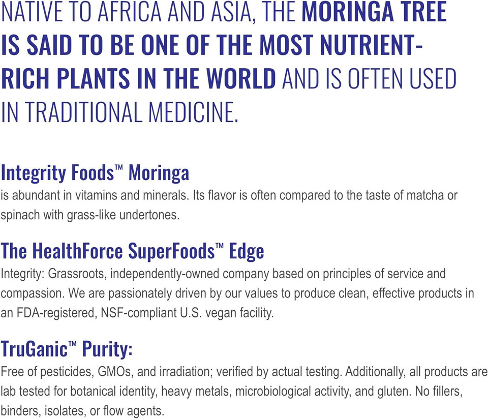 Healthforce Superfoods Moringa Manna - 150 G Powder