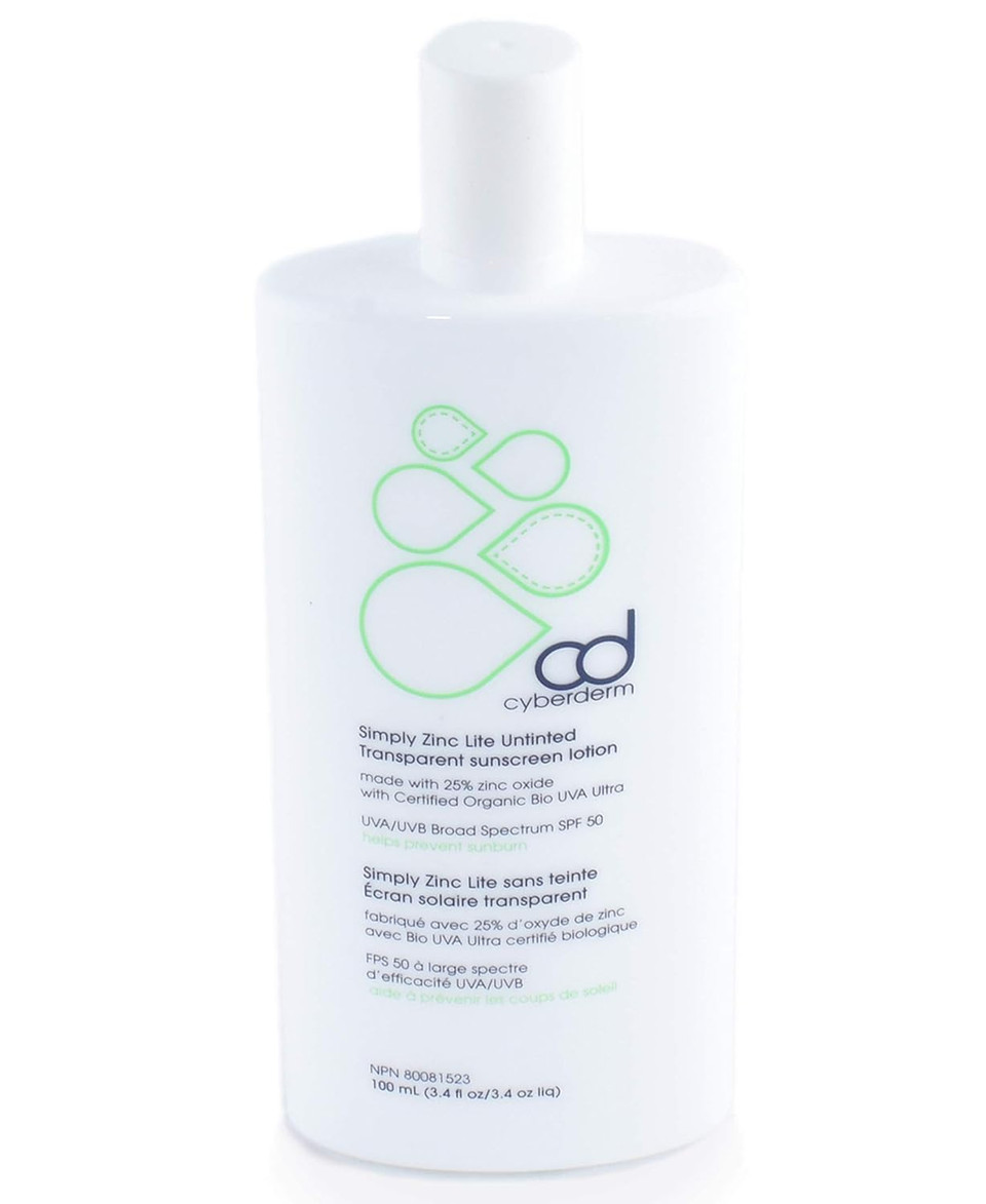 Cyberderm - Simply Zinc Lite Untinted Spf 50 Mineral Sunscreen | Clean, Non-Toxic Sunscreen (3.4 Fl Oz | 100 Ml) Cyberderm - Simply Zinc Lite Untinted Spf 50 Mineral Sunscreen | Clean, Non-Toxic Sunscreen (3.4 Fl Oz | 100 Ml)