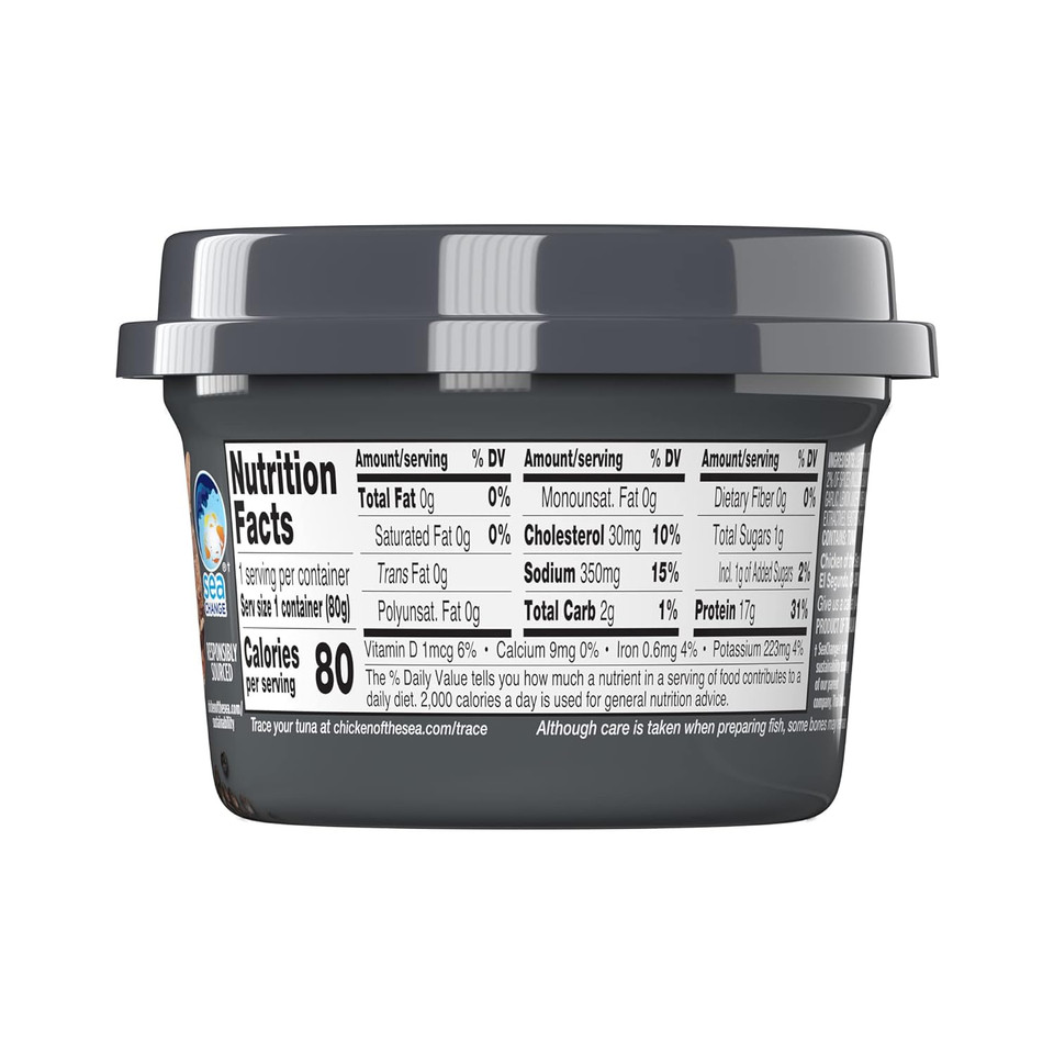 Chicken Of The Sea Infusions Tuna, Cracked Black Pepper, 2.8-Ounce Cups (Pack Of 6)
